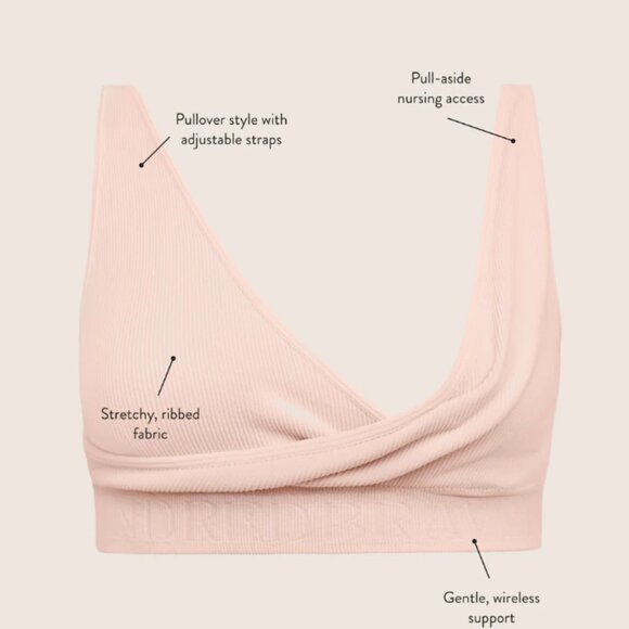 Kindred Bravely Sublime® Adjustable Crossover Nursing & Lounge Bra - Picture 4 of 4